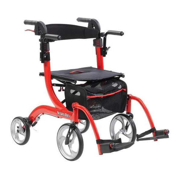 Nitro Duet Rollator and Transport Chair Drive Medical RTL10266DT