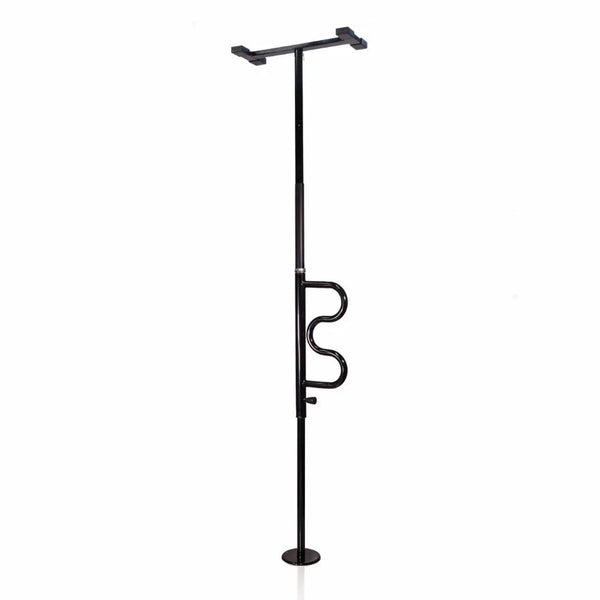 Security Pole & Curve Grab Bar Stander 1100-B Black