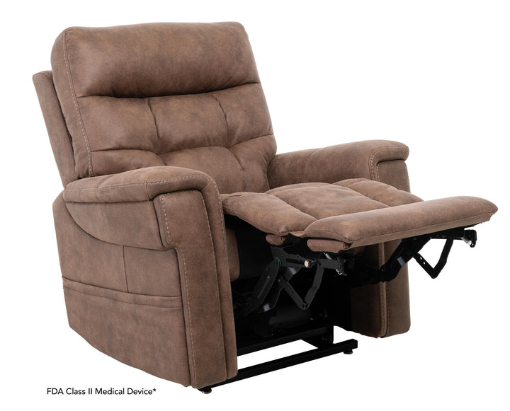 VivaLift! Radiance Power Lift Chair Recliner PLR3955 Pride Mobility Canyon Silt Small