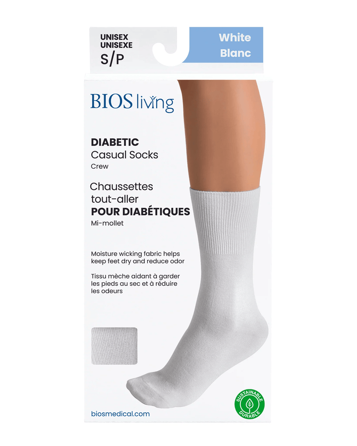 Diabetic Sock - White Sommi Medical Equipment