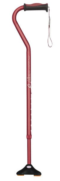 Airgo Comfort-Plus Cane with MiniQuad Ultra-stable Tip Drive Medical 730-858 Burgundy