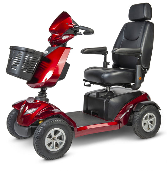 Shoprider Interceptor S840GT - Red - Mobility Scooters - Eclipse Medical