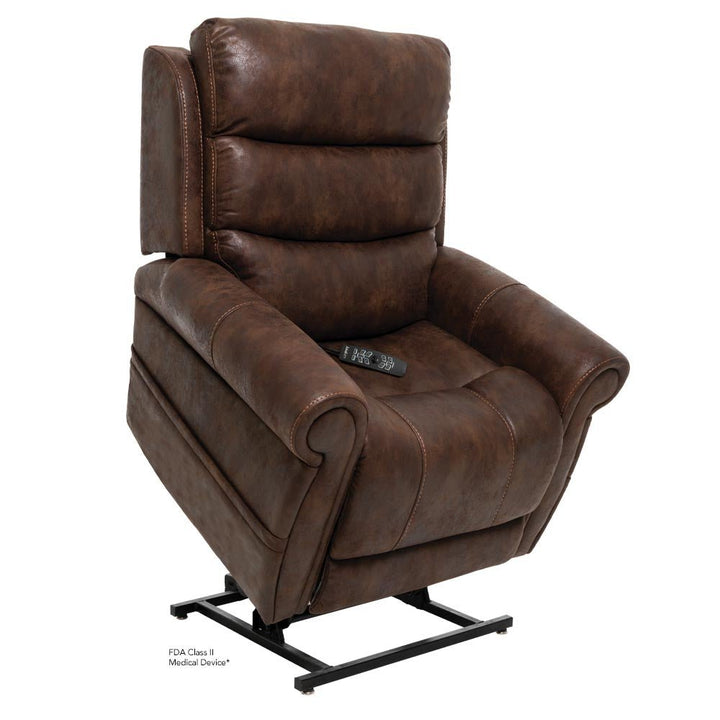 VivaLift! Tranquil 2 Power Lift Chair Recliner PLR-935 Pride Mobility Astro Brown Small