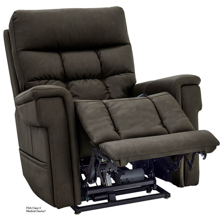 VivaLift! Ultra Power Lift Chair Recliner PLR-4955 Pride Mobility Capriccio Smoke Large